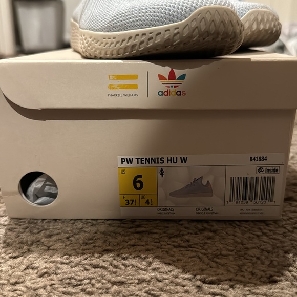 New Pharrell Williams W Tennis HU Limited Edition Shoe size 6 - Picture 2 of 3